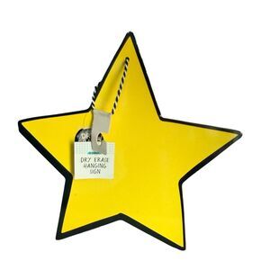 Brand New Star Hanging Dry Erase Board